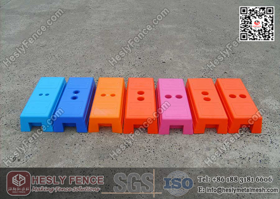 China Plastic Temporary Fencing Block / Temporary Fence Feet supplier