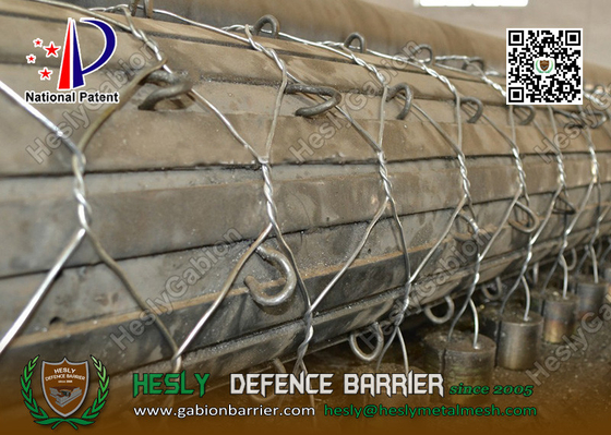 China 3X1X0.5m 100X120mm Hot dipped Galvanised Wire Mesh Gabion Basket supplier