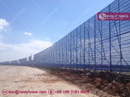 10M High X 4.5m Width Steel Wind Breaker Barrier Wall (China Wind Fence Factory)