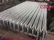 2.4m high "D" section profile Steel Palisade Fencing 2.75m width | HESLY China Palisade Fencing Factory