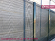 Clear View 358 Anti-climb Mesh Fence | 8 Gauge steel wire | 1/2&quot; x 3&quot; slot hole | Blue Powder Coated | HeslyFence China supplier